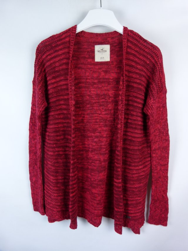 Hollister sweter kardigan bawełna akryl XS / S