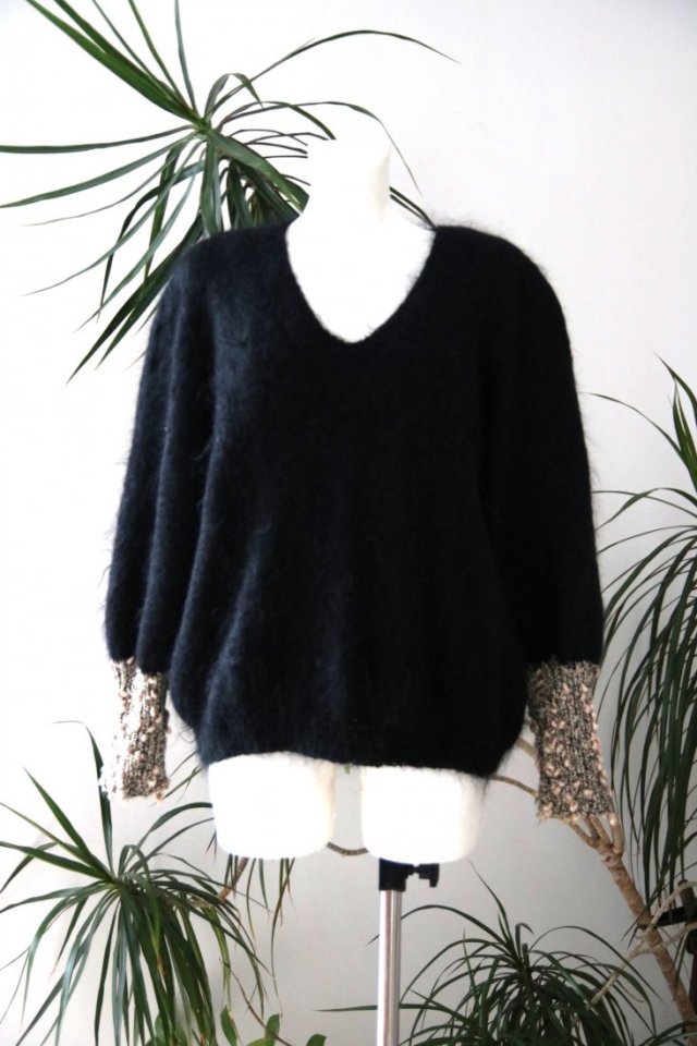 Sweter Handmade Moher roz onesize