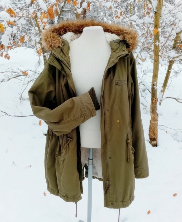 PARKA KHAKI OVERSIZE