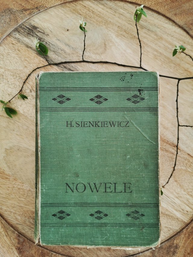 'Nowele' H. Sienkiewicz, wyd. 1905, książka vintage