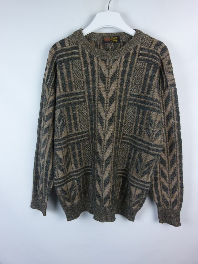 Brown Jury męski sweter vintage / 54