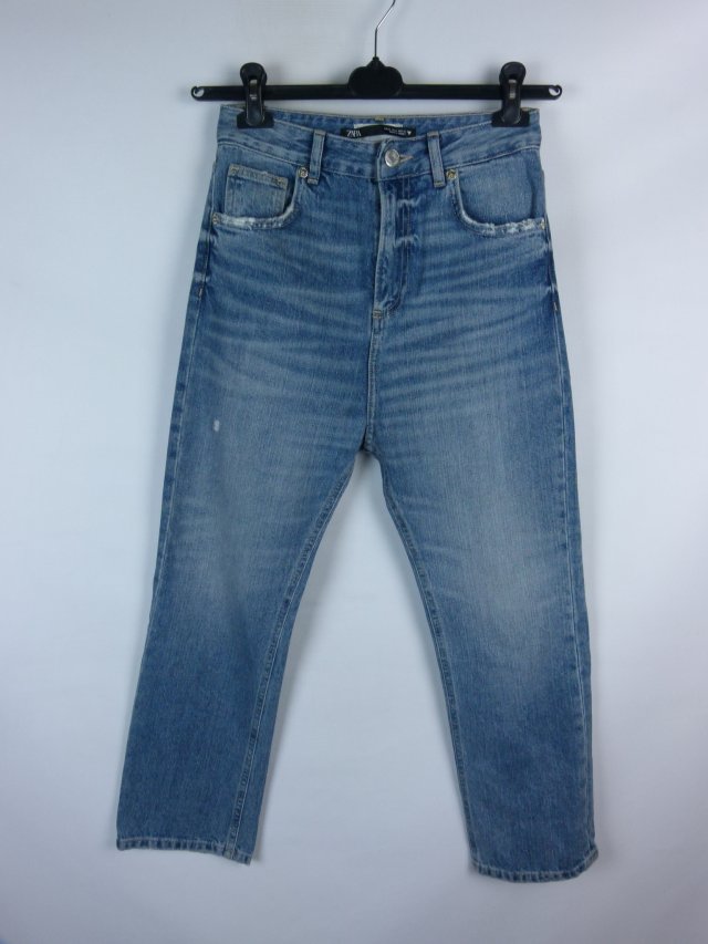 ZARA spodnie jeans przetarcia EUR 32 mex. 22