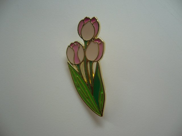 PIN PRZYPINKA BROSZKA TULIPANY