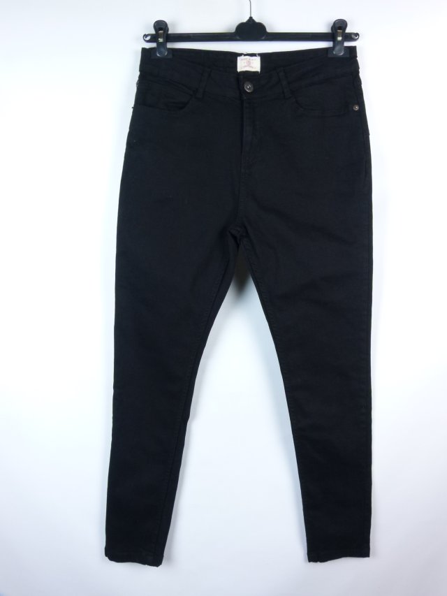 Design by M17 spodnie dżins jeans black / S