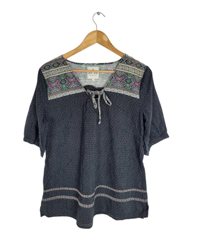 Bluzka boho ZE-ZE bawełna XL/XXL