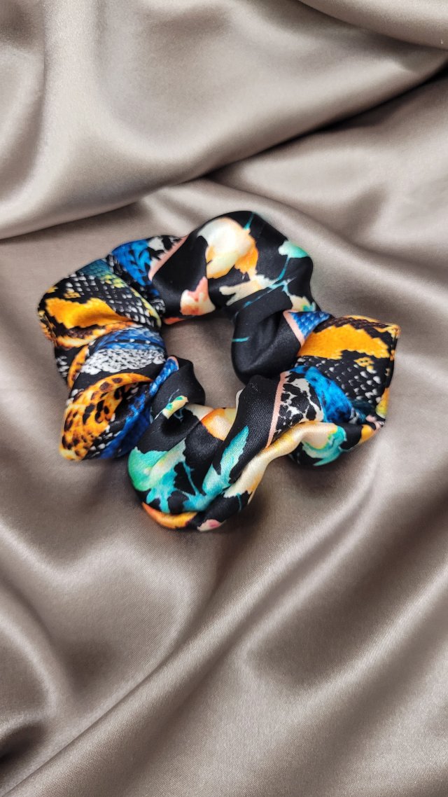 Gumka Scrunchie 100% jedwab włoski