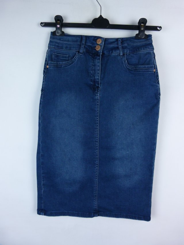 M&Co dżinsowa spódnica midi jeans Uk 8 / EUR 34