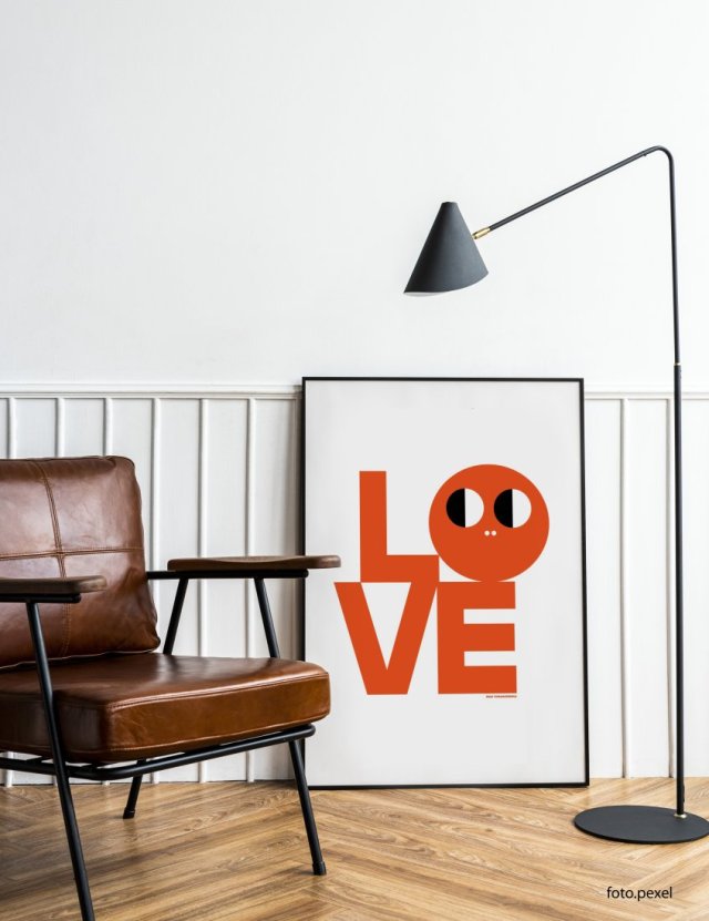 Plakat " L.O.V.E " 50x70cm