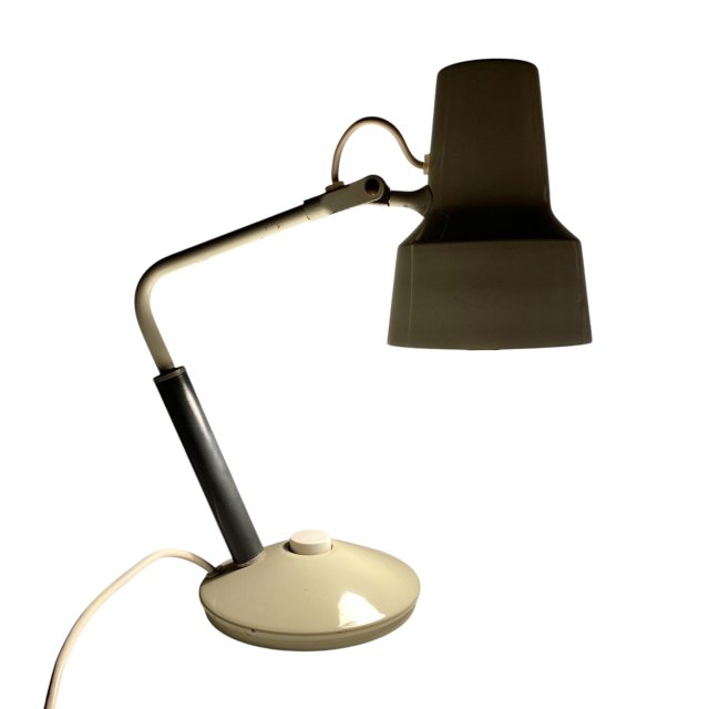 Designerska lampa biurkowa vintage L -11, proj. Jac Jacobsen, lata 50.