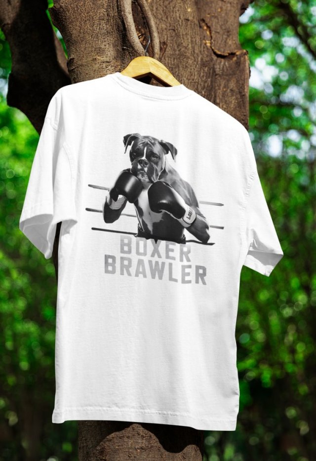 KOSZULKA Męska T-SHIRT Boxing Dog  S, M, L, XL, XXL