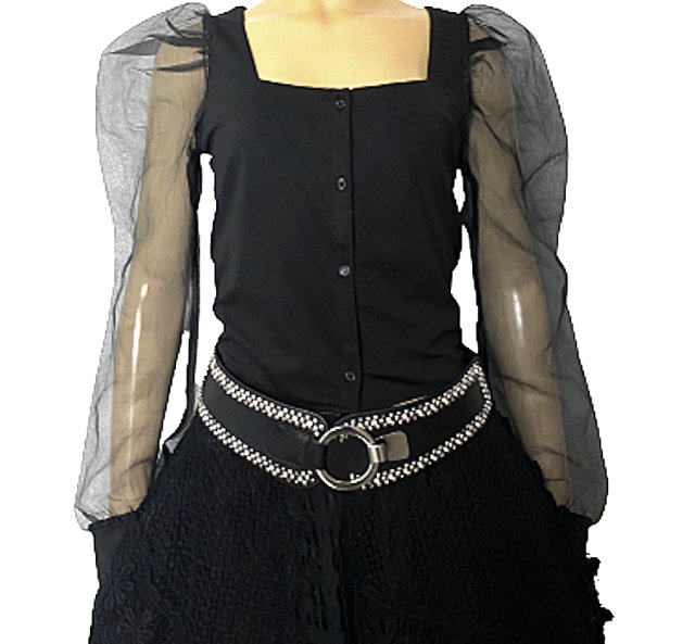 EFEKTOWNA BLUZKA TOP ORGANZA