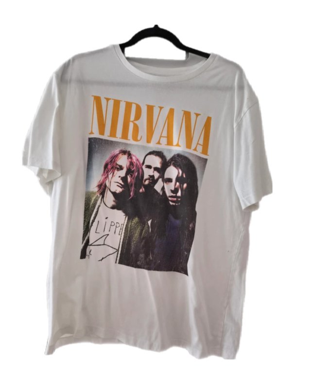 Nirvana koszulka w stylu Vintage