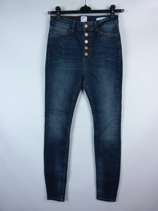 And / Or - Abbot Kinney skinny jeans wysoki stan 28 / S