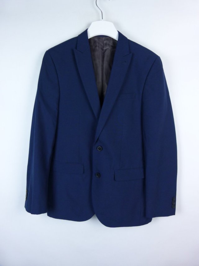 Next Tailoring granatowa marynarka / 38R - 96,5 cm slim fit