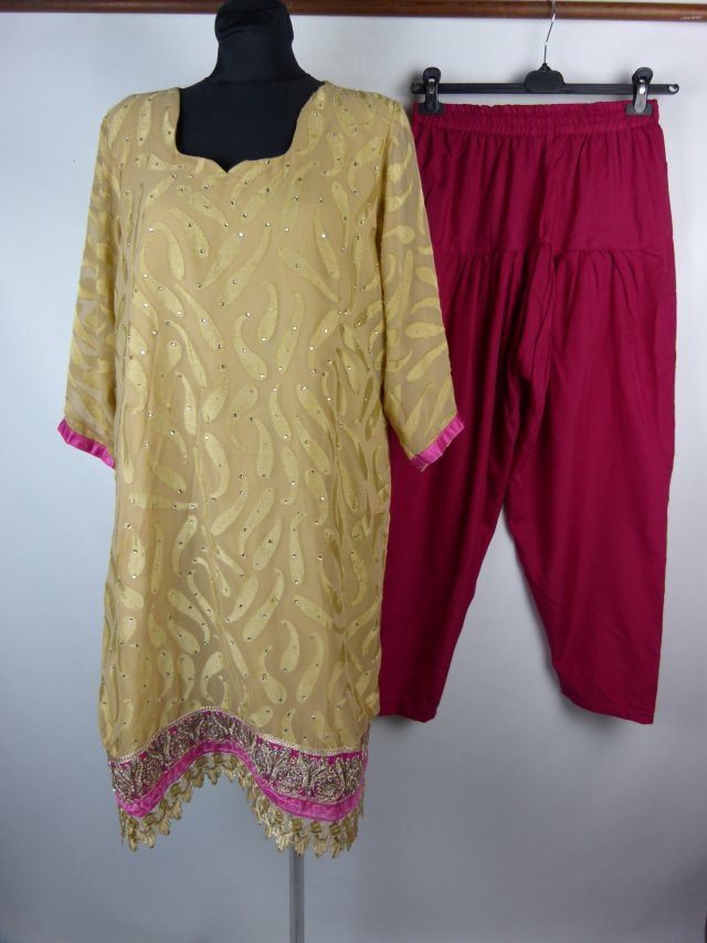 tradycyjny strój hinduski salwar kameez Indie / XL