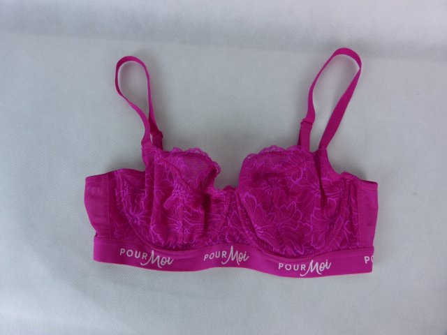 Pour Moi miękki biustonosz koronka pink 36DD / 80E