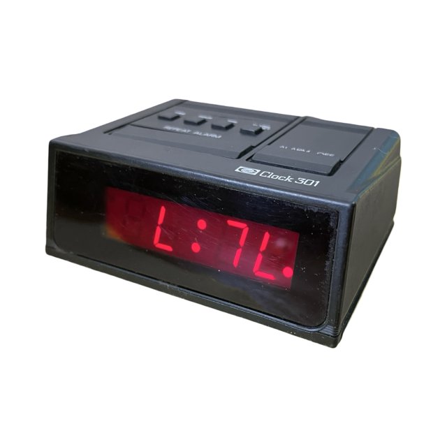 Zegar elektryczny / budzik Elite Clock 301, Niemcy lata 80.