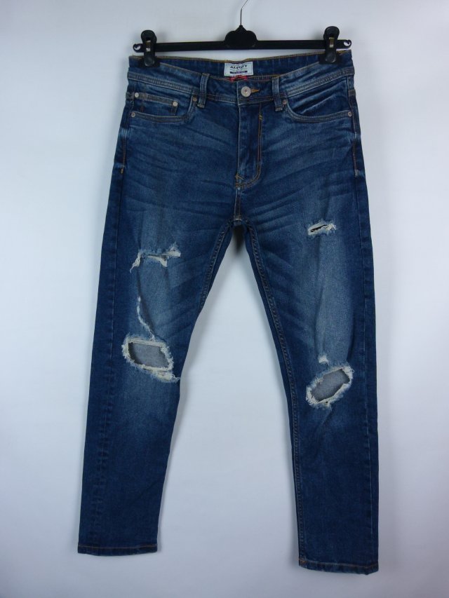 Alcott slim jeans dżinsy dziury 44 / S