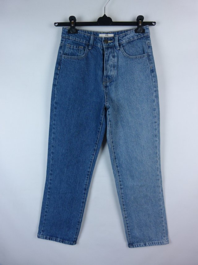 Stradivarius spodnie jeans dwukolorowe / 34 mex. 24