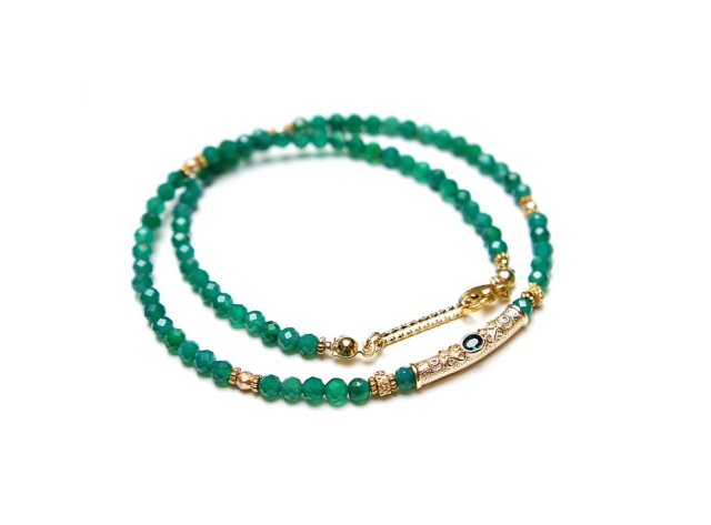 Green onyx vol. 3 /choker/ 02.03.25 naszyjnik - Szlachetna kolekcja