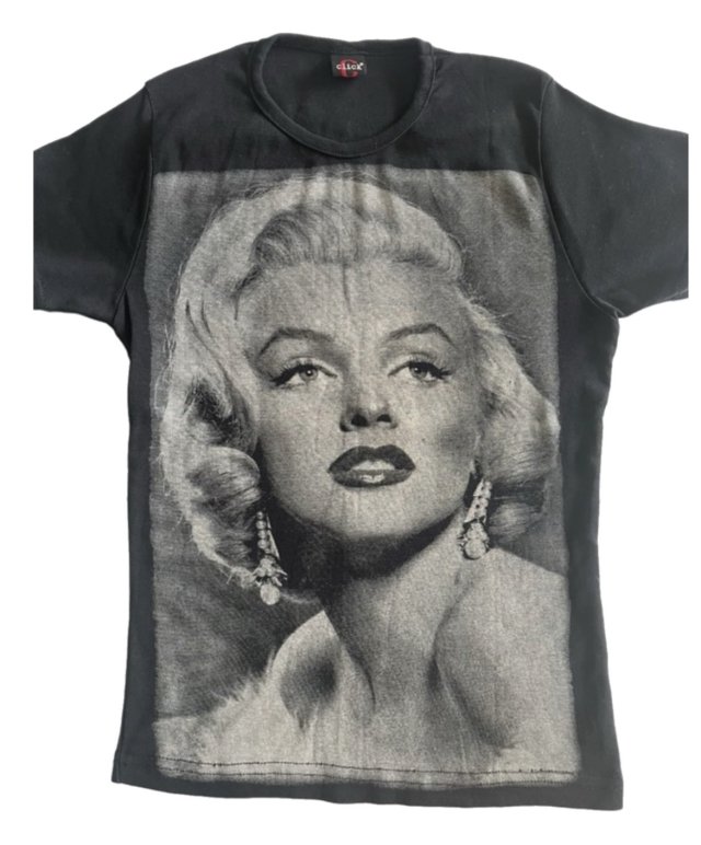 Vintage y2k Blouse Top  Marilyn Monroe print Lolita Coquette