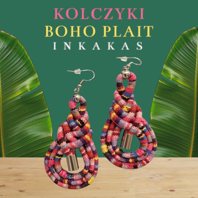 kolczyki boho INKAKAS PLAIT