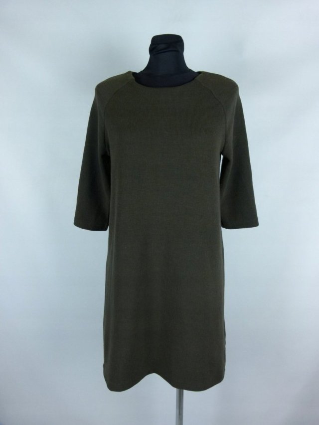 Only sukienka mini dzianina khaki 36 / S