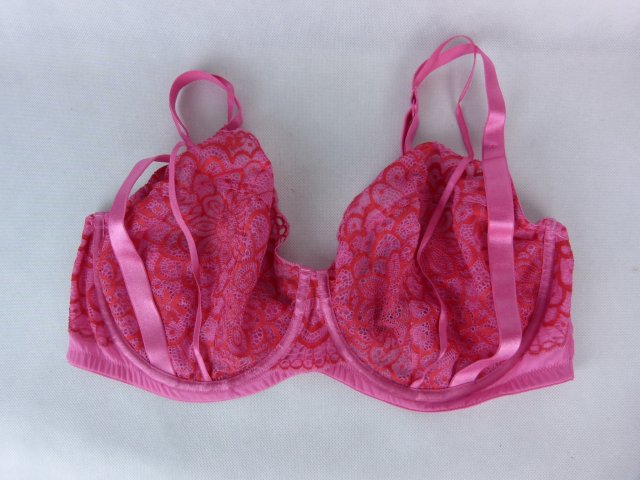 Ann Summers miękki biustonosz koronka pink 44G / 100i