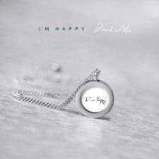 I'm happy - naszyjnik  stalowy