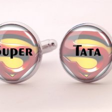 Super Tata - spinki do mankietów - Egginegg