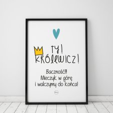 plakat. zmotywuj królewicza (format A3)