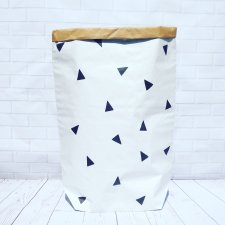 Worek papierowy  torba papierowa trójkąty L - 70 cm