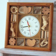 Rustic clock