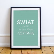 A4 Plakat książkowy - 06 Świat MINT