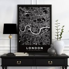 LONDYN LONDON MAPA B2 – 50X70CM