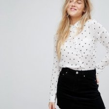 PULL&BEAR - KOSZULA W KOTKI - XS