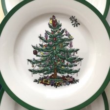 SPODE ❤ Christmas Tree - Talerz - Markowa i poszukiwana porcelana - NOWY!