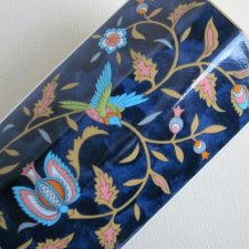 orientalny porcelanowy japoński sygnowany efektowny wazon
