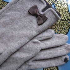 Eleganckie Esmara wełna KNITTES GLOVES  rozmiar.7,5