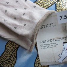 Eleganckie Esmara wełna KNITTES GLOVES  rozmiar.7,5