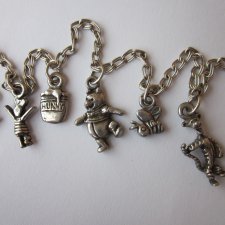 Srebro 925 Oryginalny disney Winnie the pooh -charm bracelet for a little star -oryginalny Kubuś puchatek