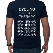 Koszulka T-SHIRT. Cycling is the best therapy
