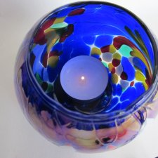 friendhip NIGHTLIGHT - hand made glass - efektowny RĘCZNE WYKONANIE KOLOROWE SZKŁO CIEKAWY EFEKT ŚWIETLNY