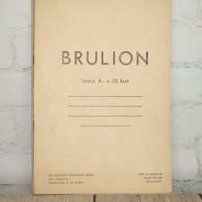 Brulion PRL zeszyt