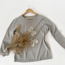 Sweter vintage wełna merino i kaszmir SW259