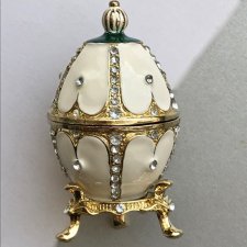 Jajo w emalii w typie Fabergé ❀ڿڰۣ❀ Biżuteria dla domu