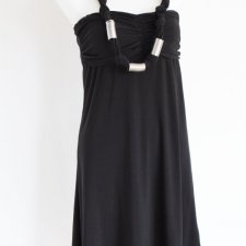 Mroczna Sukienka vintage czarna Qed London