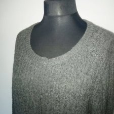 Sweter kardigan rozpinany wełna alpaka rozm. L-XL