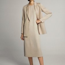 Massimo dutti sukienka cupro