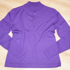 PRZECENA -20% 100% merino wool fiołkowy